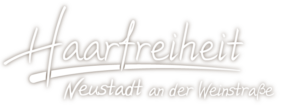 Logo Haarfreiheit Neustadt an der Weinstraße weiss